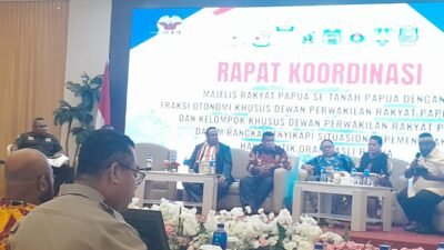 Kawal Hak Politik dan UU Otsus,MRP se Tanah Papua dan Poksus Sepakat bentuk Kaukus dan Asosiasi.